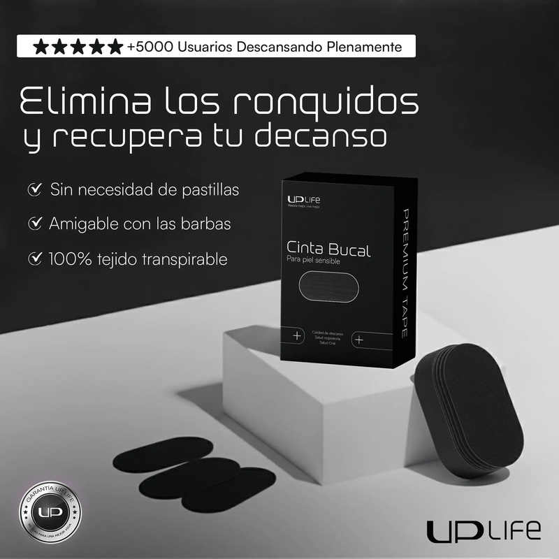 Sellá la boca con la cinta bucal