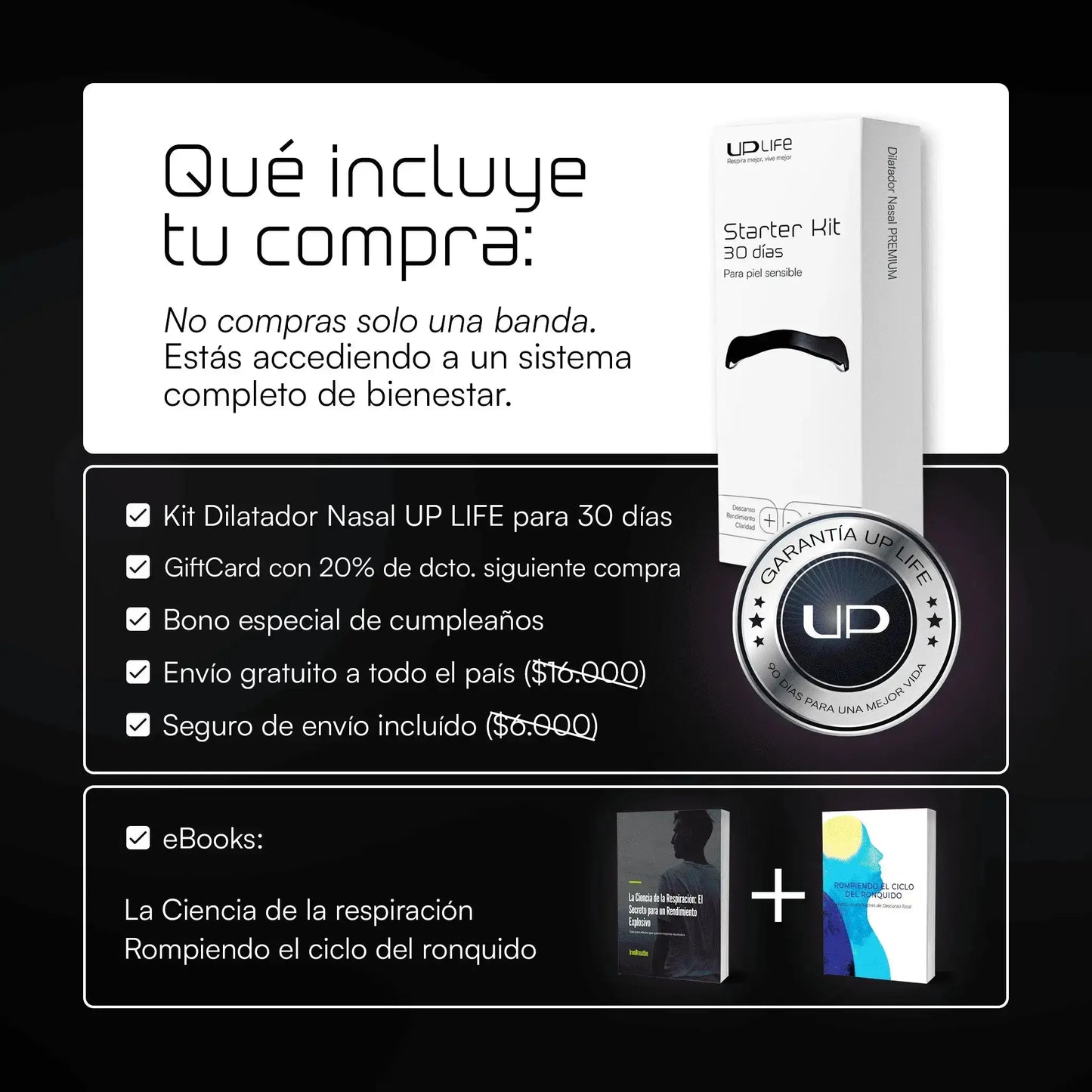 Dilatador Nasal Premium - UP Life