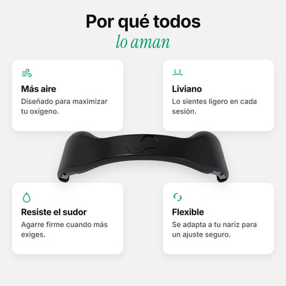 Por qué todos lo aman: más aire, liviano, resiste el sudor, flexible