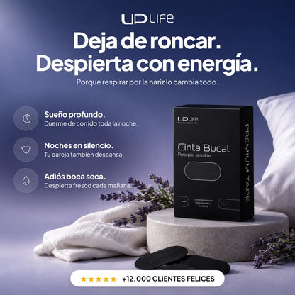 Cinta Bucal UP Life: deja de roncar, despierta con energía